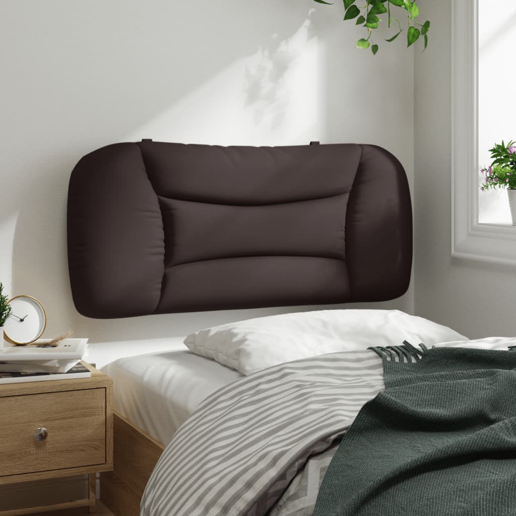 sötétbarna szövet fejtámla párna Hvar 80 cm