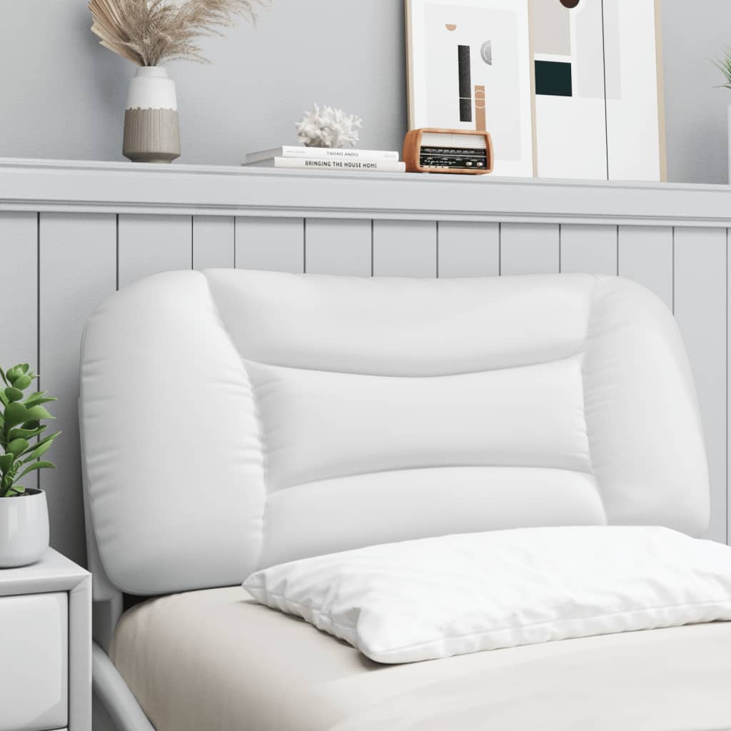 fehér műbőr fejtámla párna Hvar 90 cm