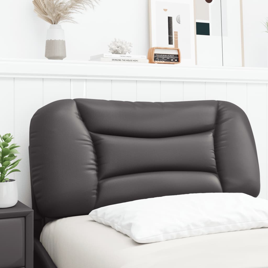 szürke műbőr fejtámla párna Hvar 90 cm