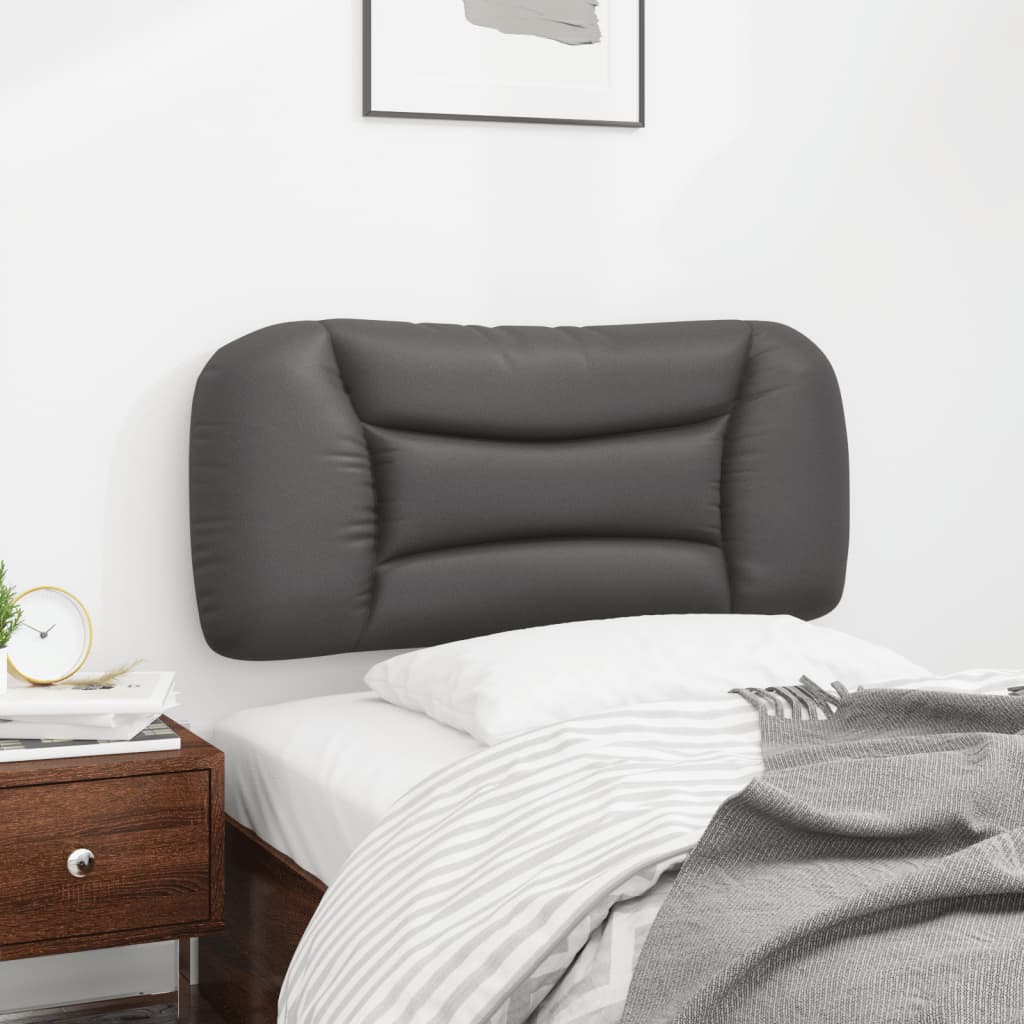 szürke műbőr fejtámla párna Hvar 90 cm