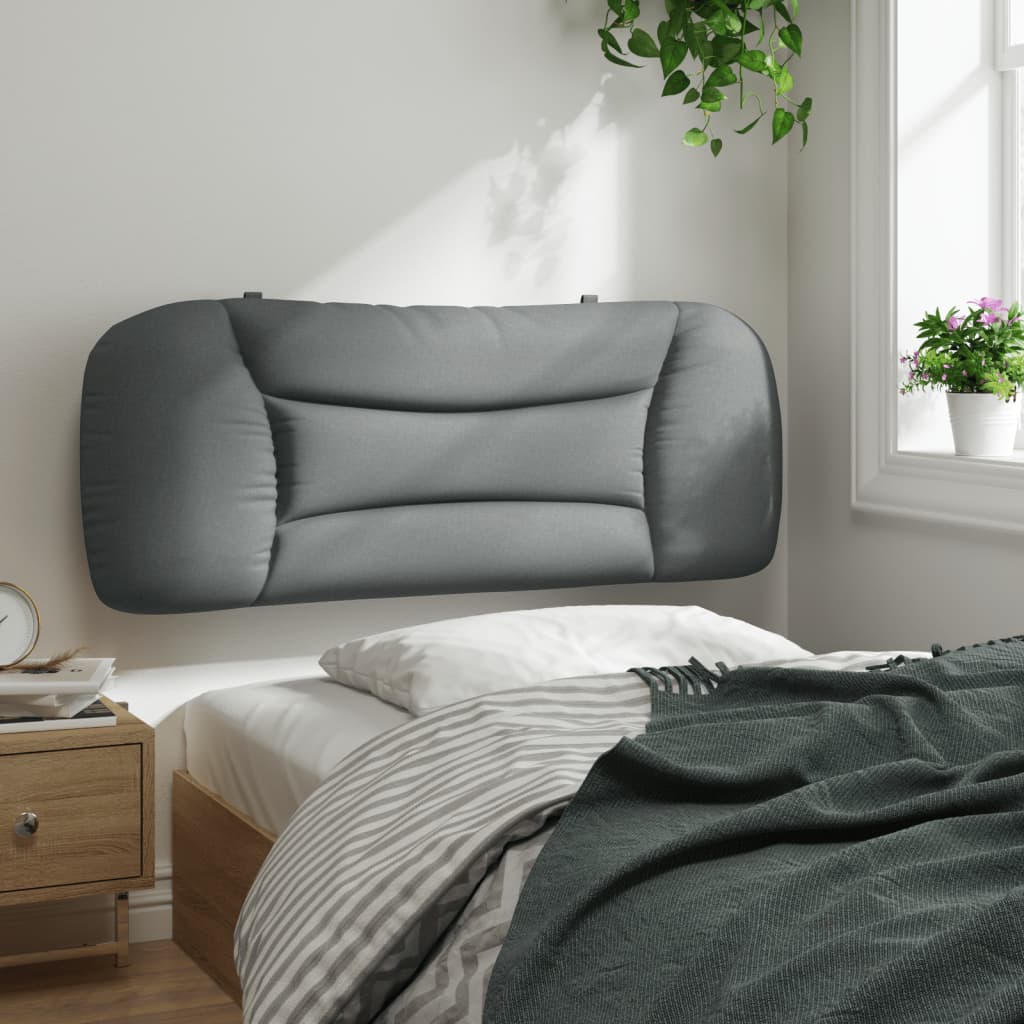 világosszürke szövet fejtámla párna Hvar 100 cm