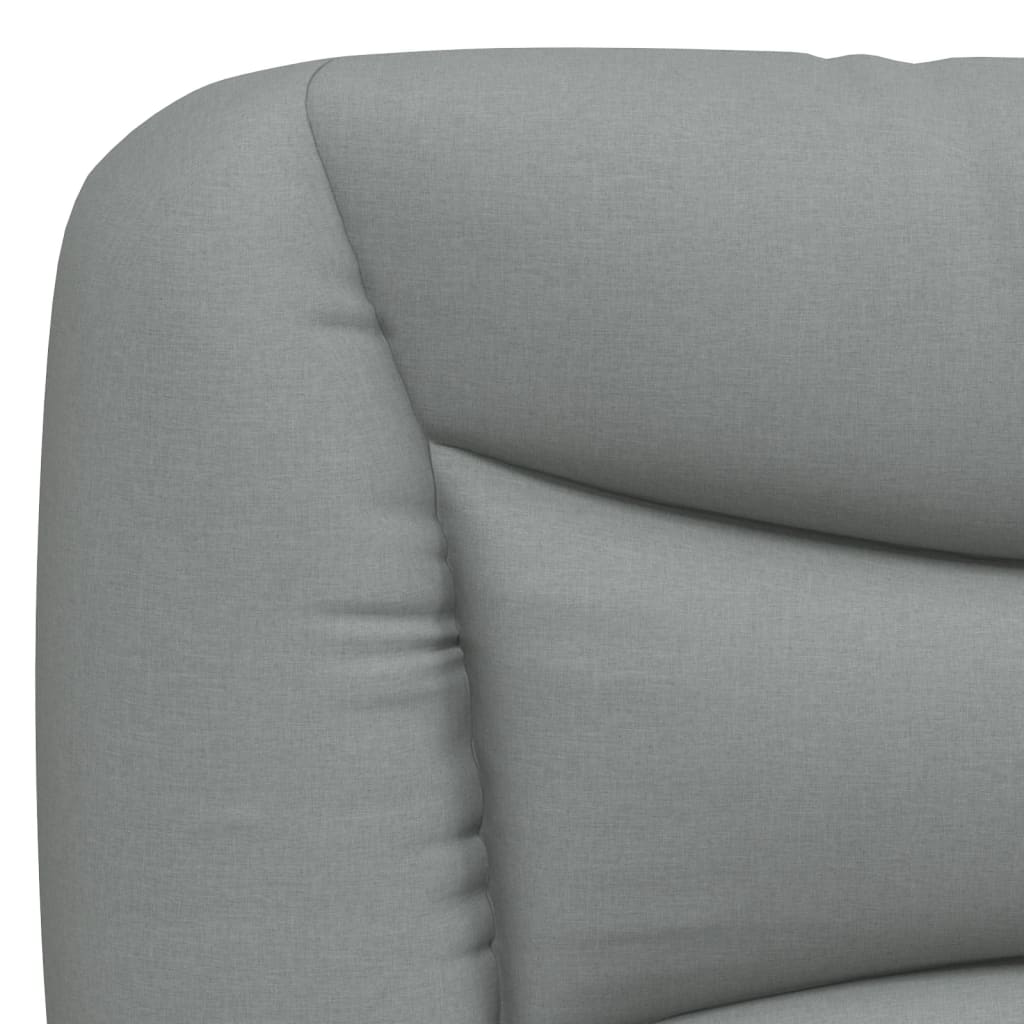 világosszürke szövet fejtámla párna Hvar 100 cm