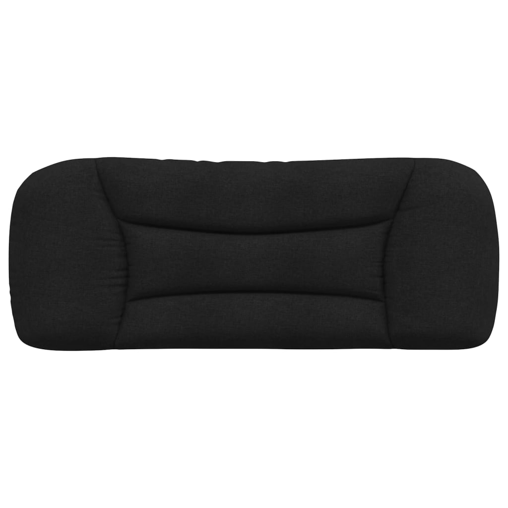 fekete szövet fejtámla párna Hvar 100 cm