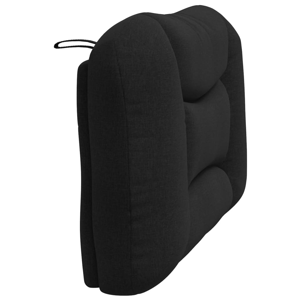 fekete szövet fejtámla párna Hvar 100 cm