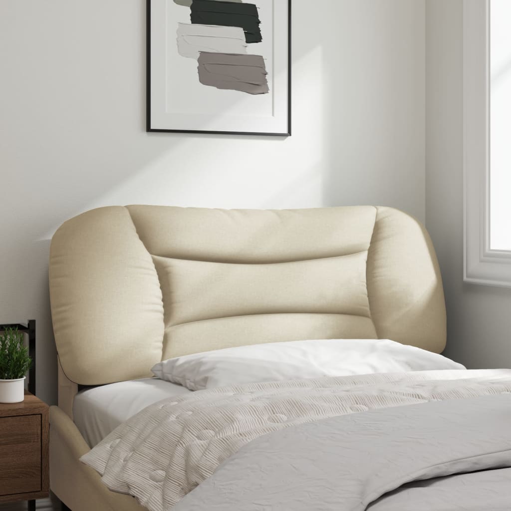 krémszínű szövet fejtámla párna Hvar 100 cm