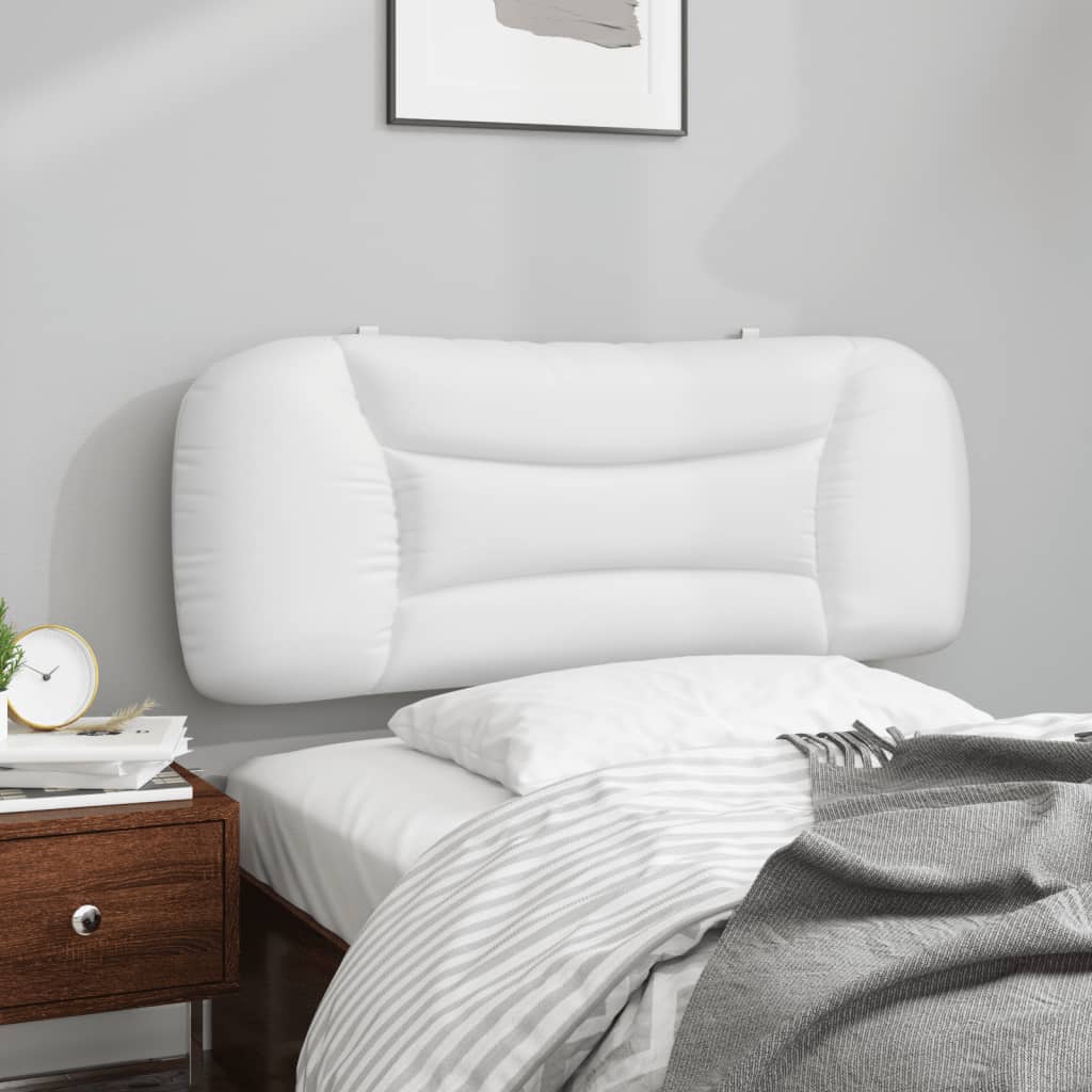 fehér műbőr fejtámla párna Hvar 100 cm
