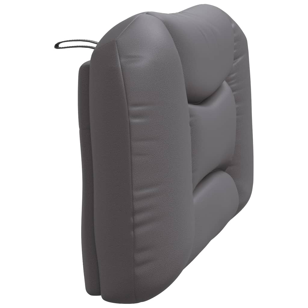szürke műbőr fejtámla párna Hvar 100 cm