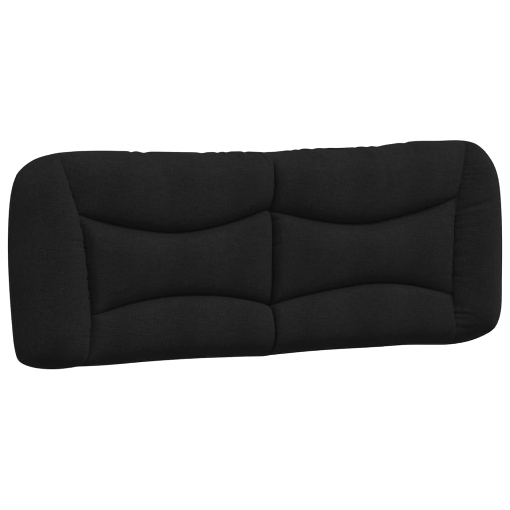 fekete szövet fejtámla párna Hvar 120 cm