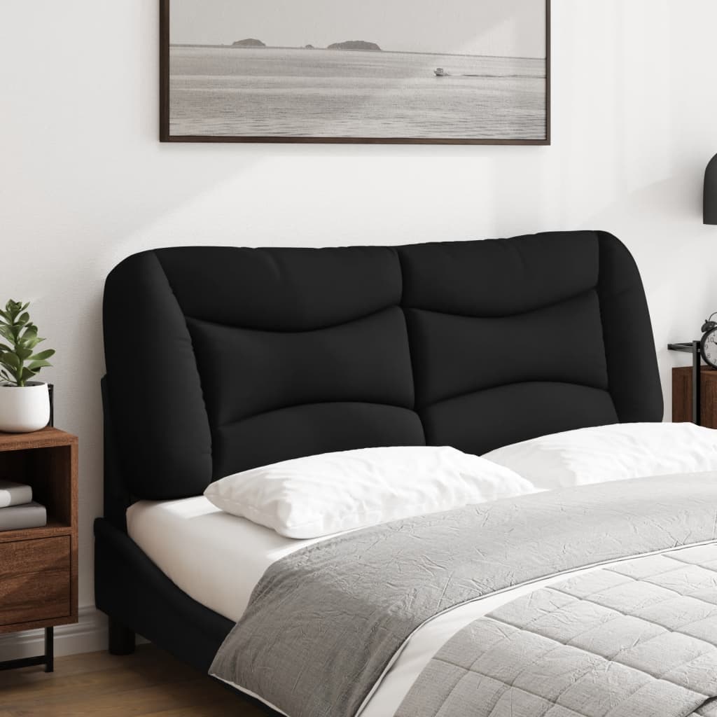 fekete szövet fejtámla párna Hvar 120 cm