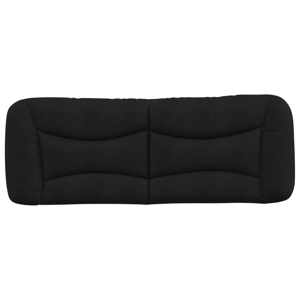 fekete szövet fejtámla párna Hvar 120 cm