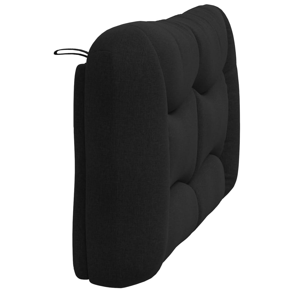 fekete szövet fejtámla párna Hvar 120 cm