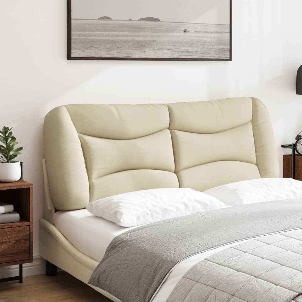 krémszínű szövet fejtámla párna Hvar 120 cm