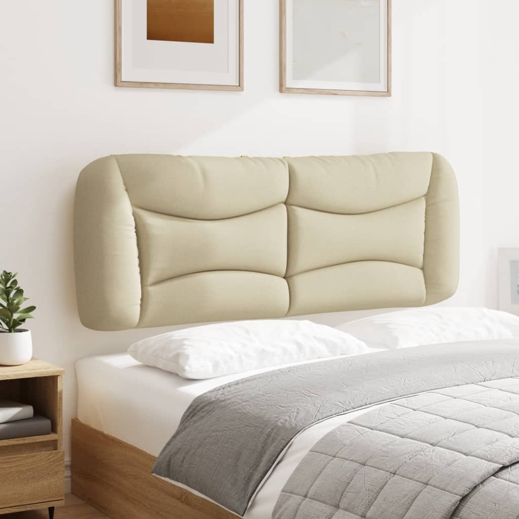 krémszínű szövet fejtámla párna Hvar 120 cm