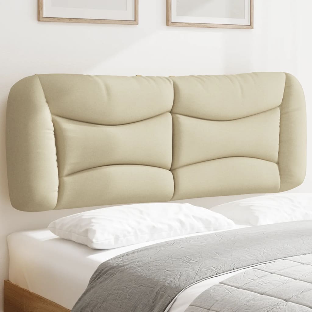 krémszínű szövet fejtámla párna Hvar 120 cm