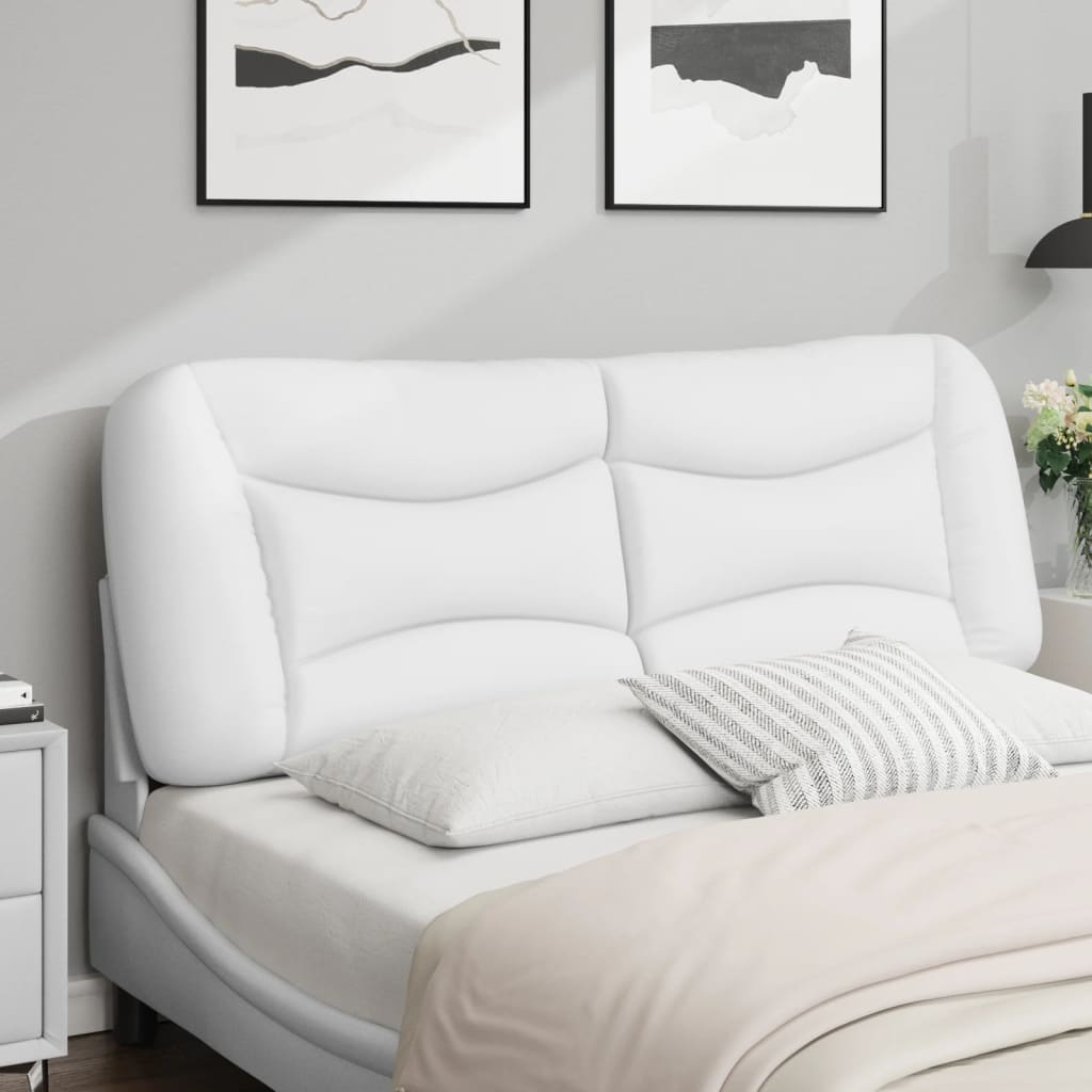 fehér műbőr fejtámla párna Hvar 120 cm