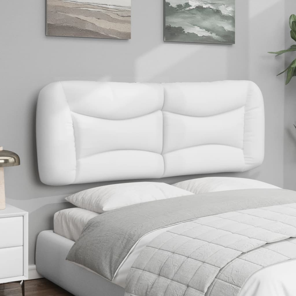fehér műbőr fejtámla párna Hvar 120 cm