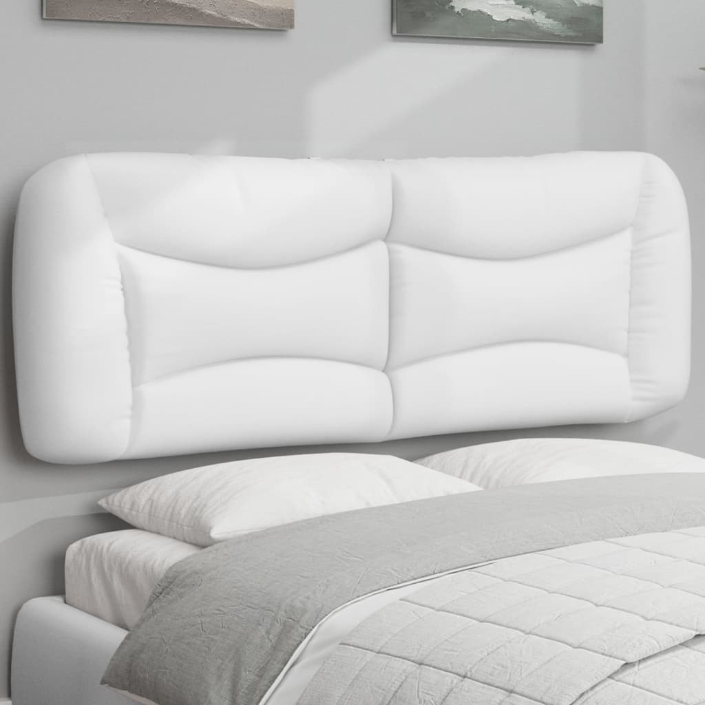 fehér műbőr fejtámla párna Hvar 120 cm