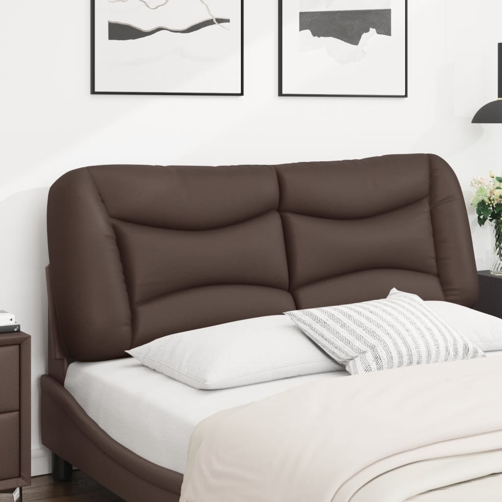 barna műbőr fejtámla párna Hvar 120 cm