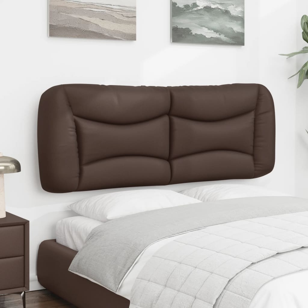 barna műbőr fejtámla párna Hvar 120 cm