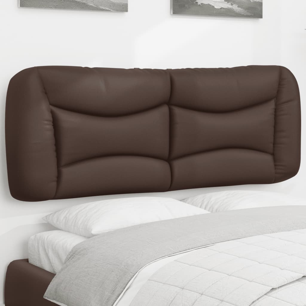 barna műbőr fejtámla párna Hvar 120 cm