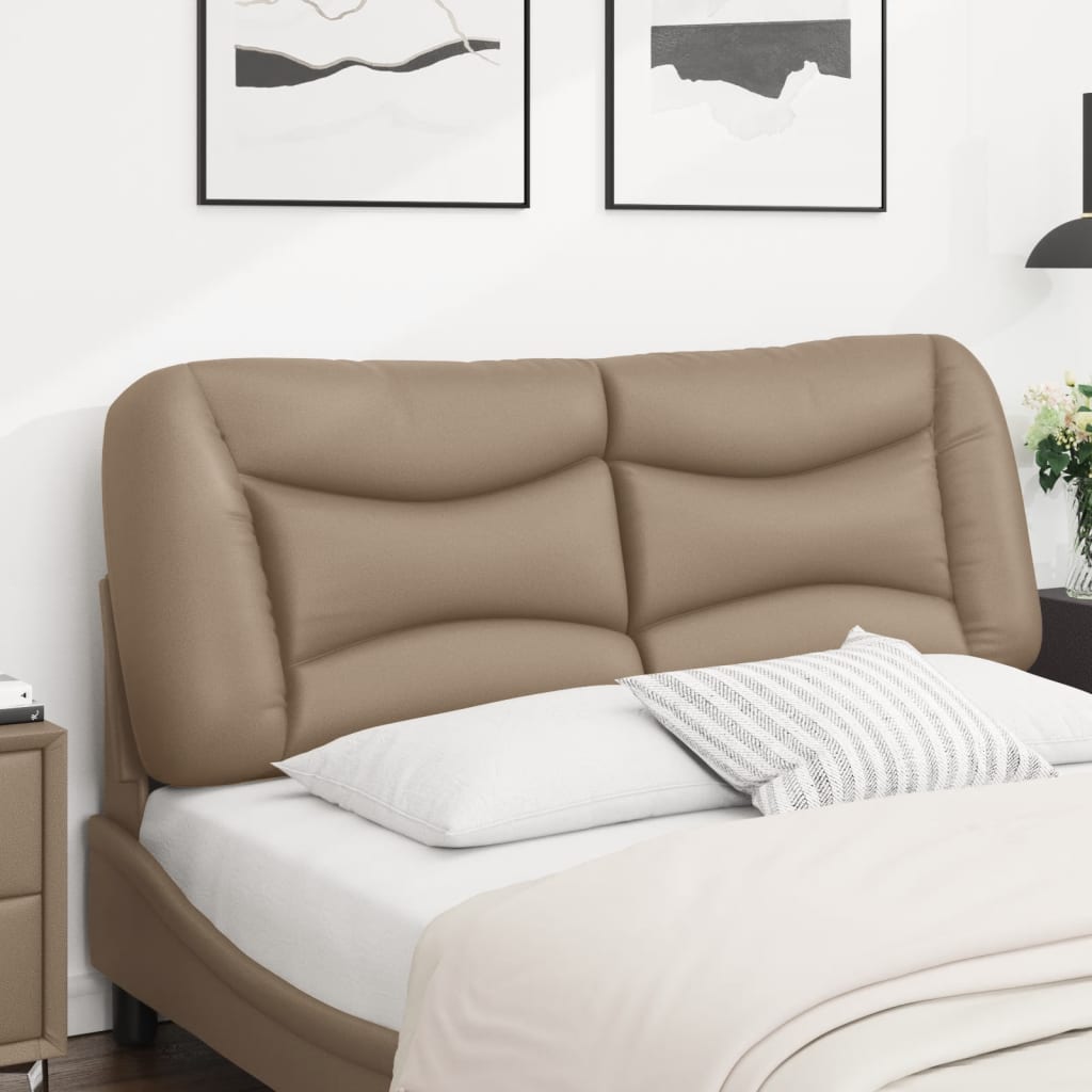 cappuccino színű műbőr fejtámla párna Hvar 120 cm
