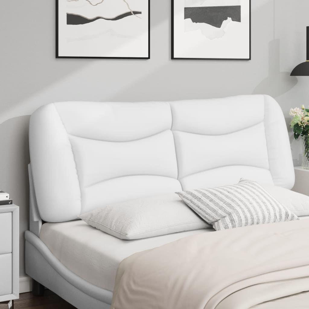 fehér műbőr fejtámla párna Hvar 140 cm
