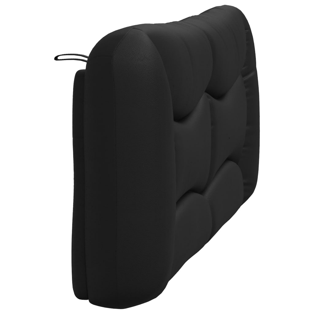 fekete műbőr fejtámla párna Hvar 152 cm