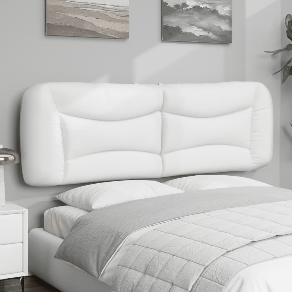 fehér műbőr fejtámla párna Hvar 152 cm
