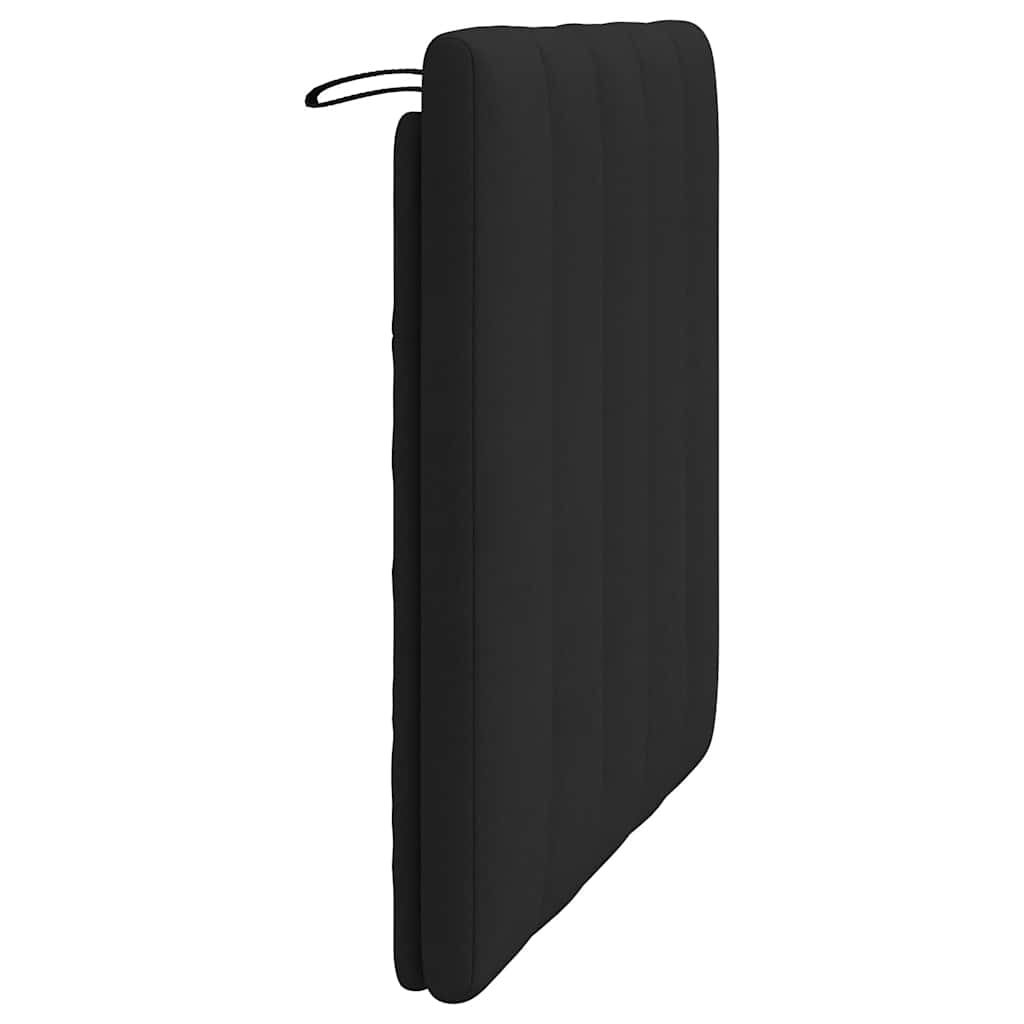fekete bársony fejtámla párna Hanko 80 cm