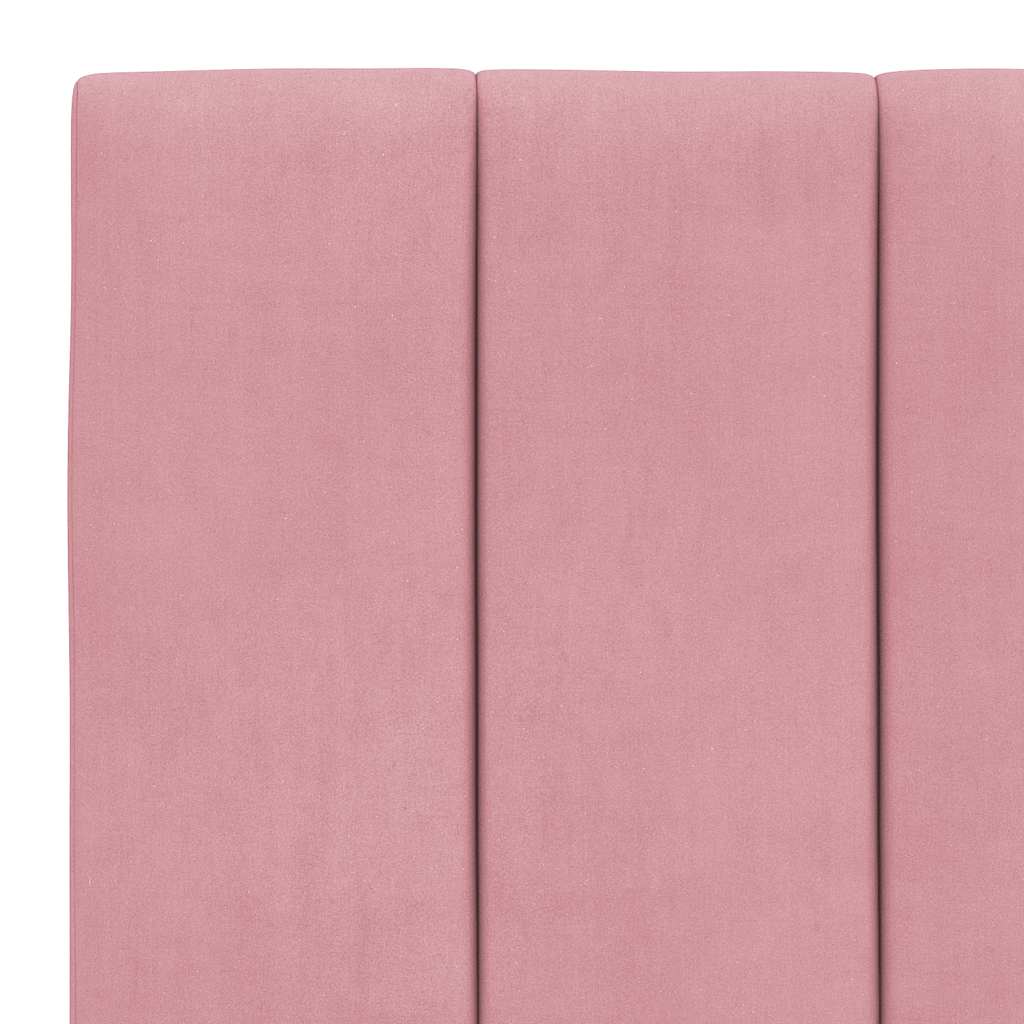 rózsaszín bársony fejtámla párna Hanko 80 cm