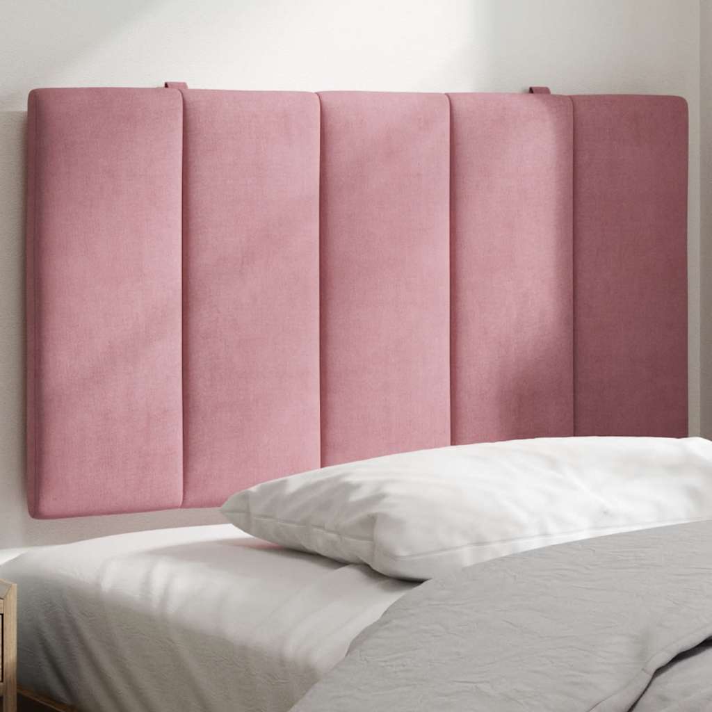 rózsaszín bársony fejtámla párna Hanko 80 cm