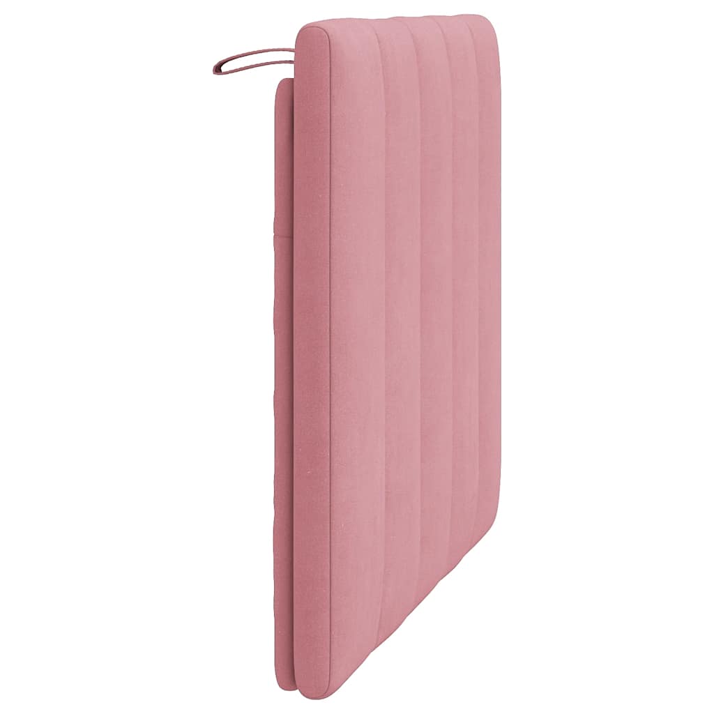 rózsaszín bársony fejtámla párna Hanko 90 cm