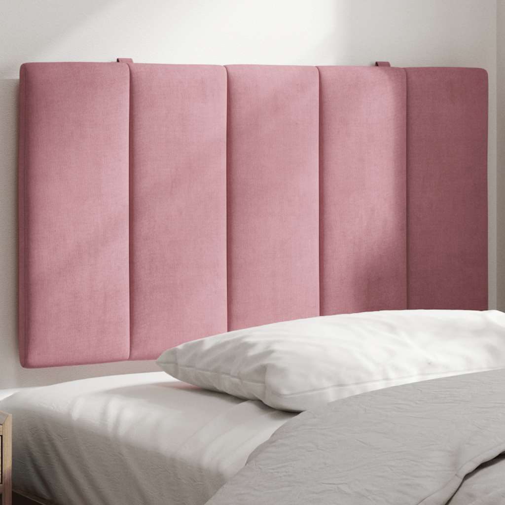 rózsaszín bársony fejtámla párna Hanko 90 cm
