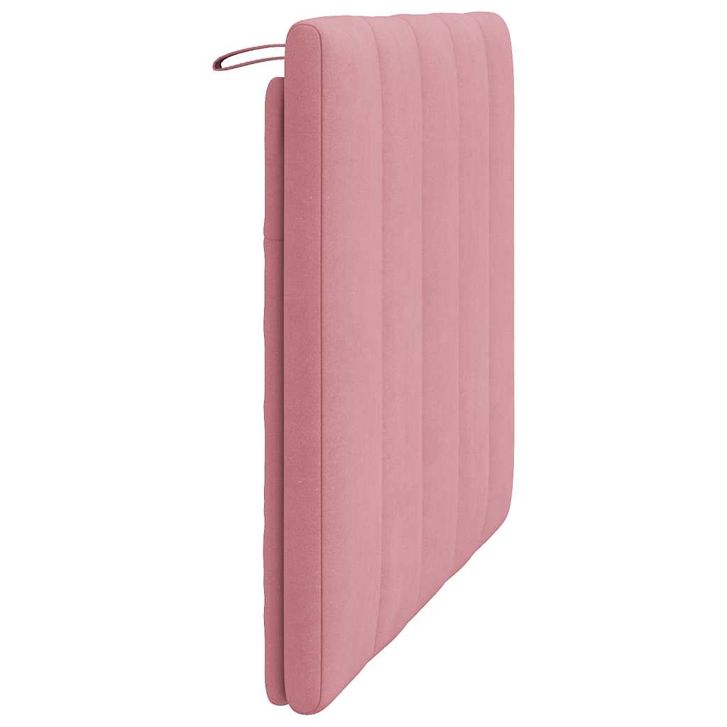 rózsaszín bársony fejtámla párna Hanko 100 cm