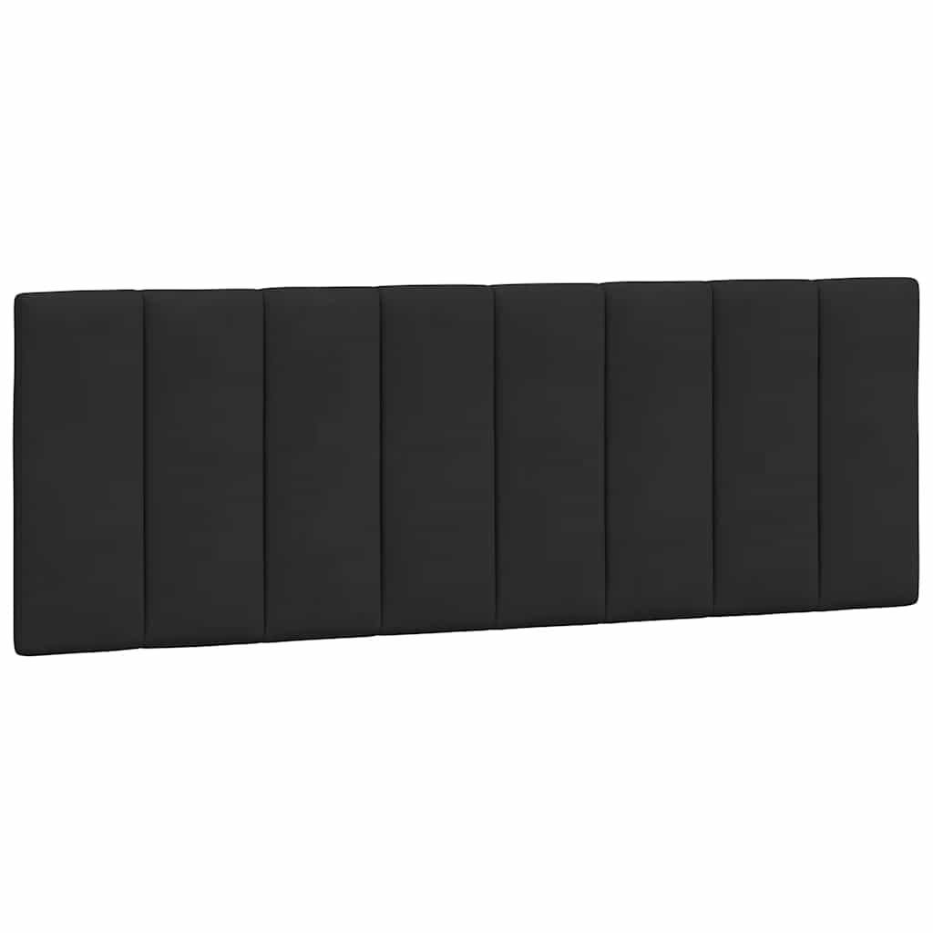 fekete bársony fejtámla párna Hanko 140 cm