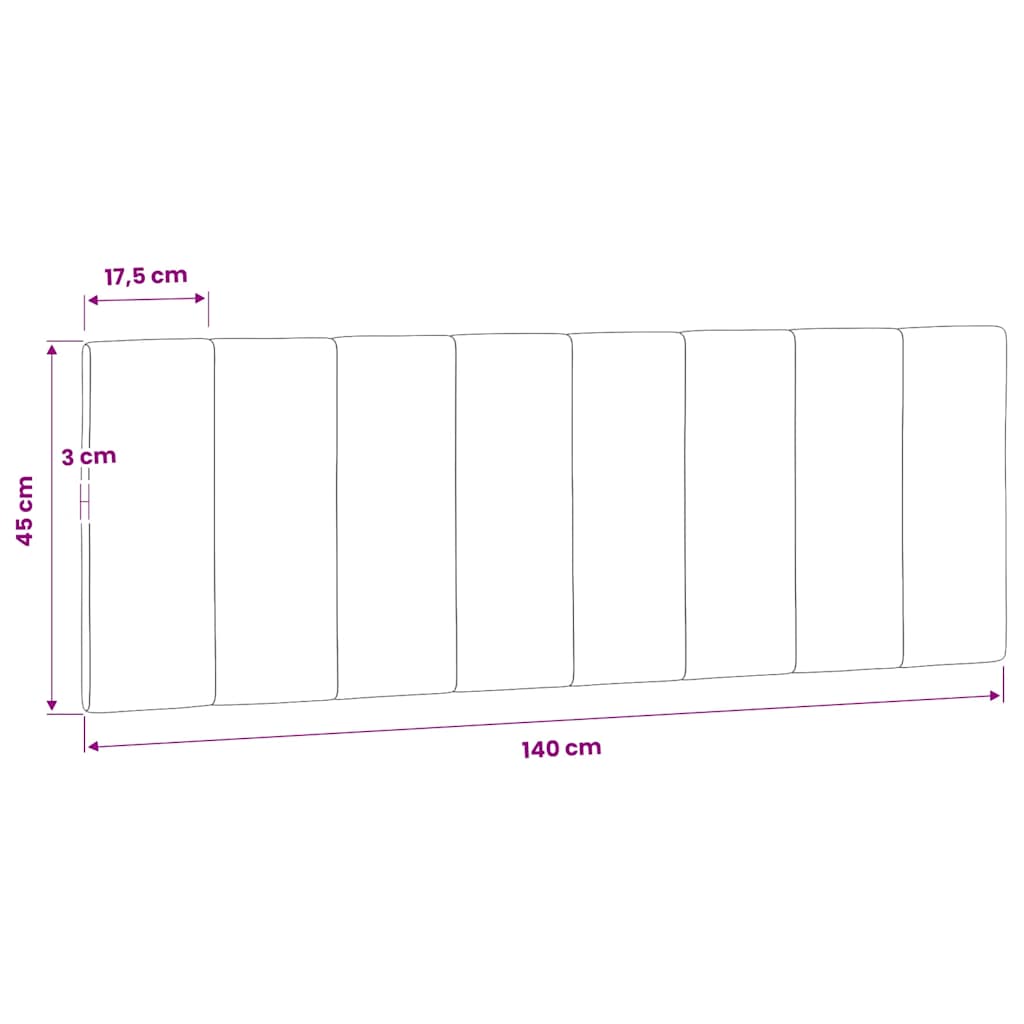 sötétzöld bársony fejtámla párna Hanko 140 cm