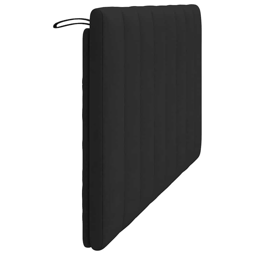 fekete bársony fejtámla párna Hanko 160 cm