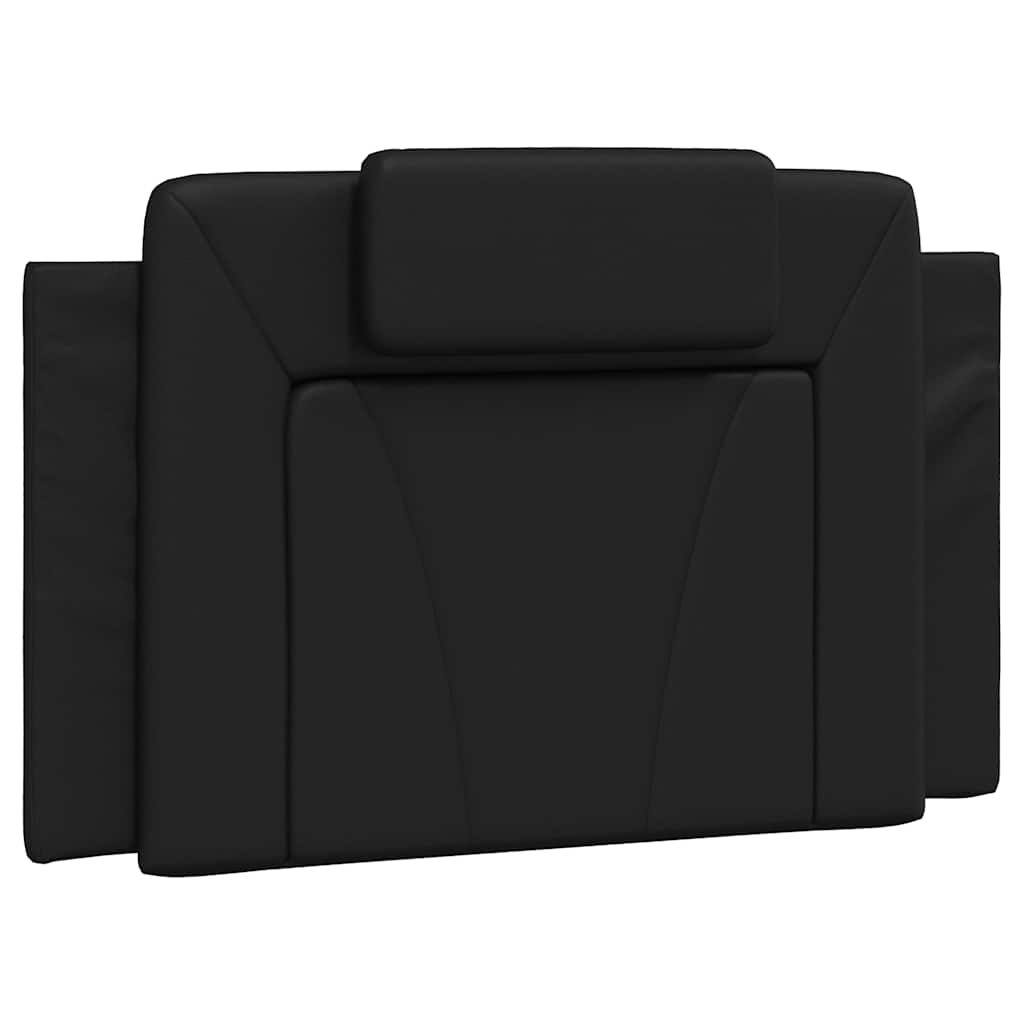 fekete műbőr fejtámla párna Viana 80 cm