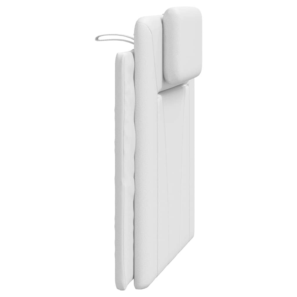 fehér műbőr fejtámla párna Viana 80 cm