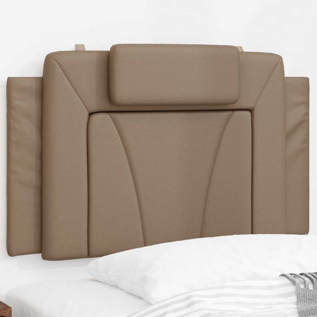 cappuccino színű műbőr fejtámla párna Viana 80 cm