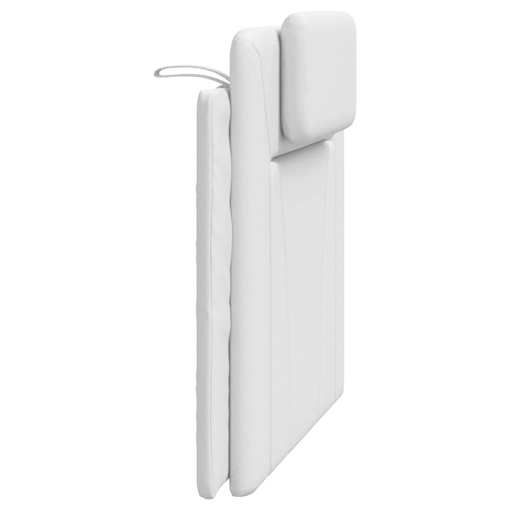 fehér műbőr fejtámla párna Viana 100 cm