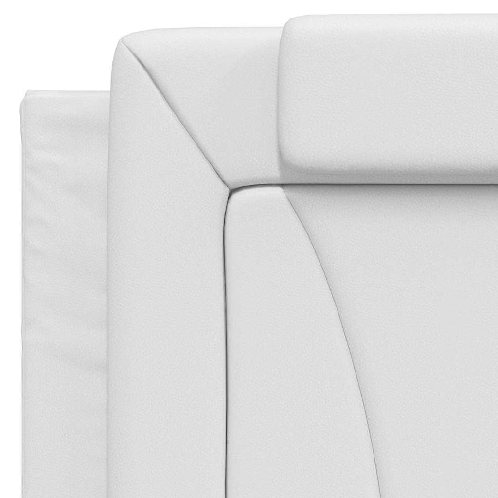 fehér műbőr fejtámla párna Viana 100 cm
