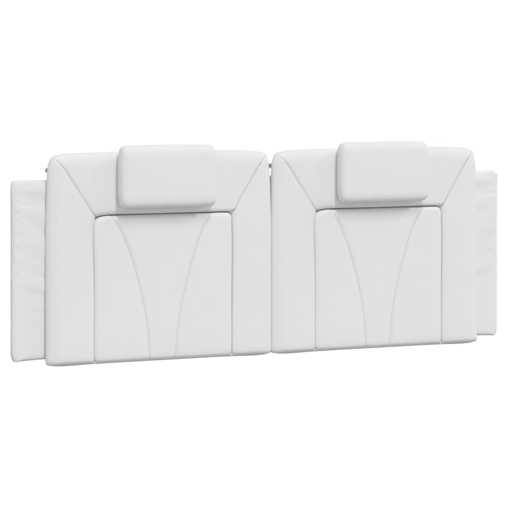 fehér műbőr fejtámla párna Viana 120 cm