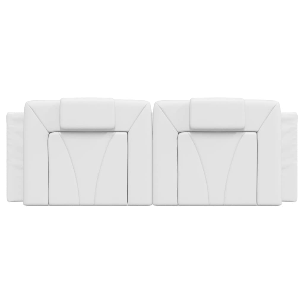 fehér műbőr fejtámla párna Viana 120 cm