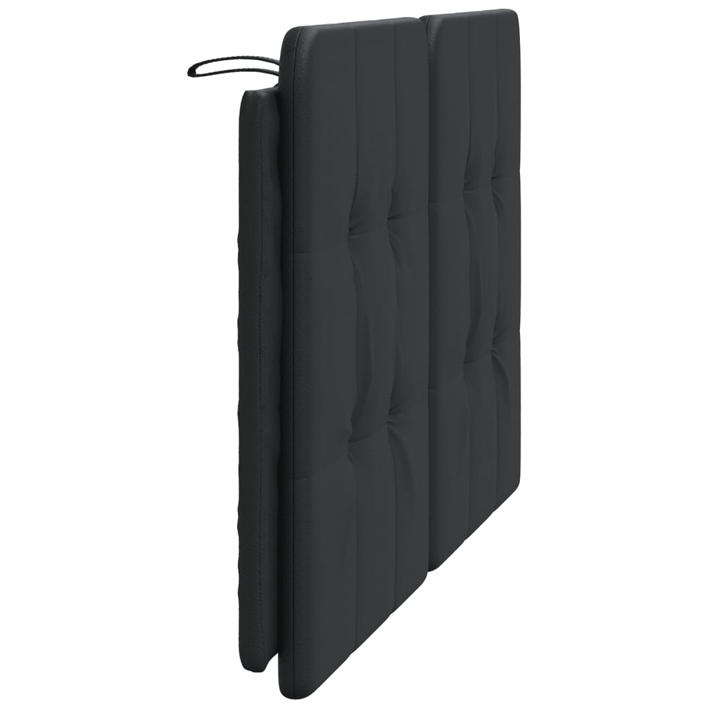 fekete műbőr fejtámla párna Zadar 120 cm
