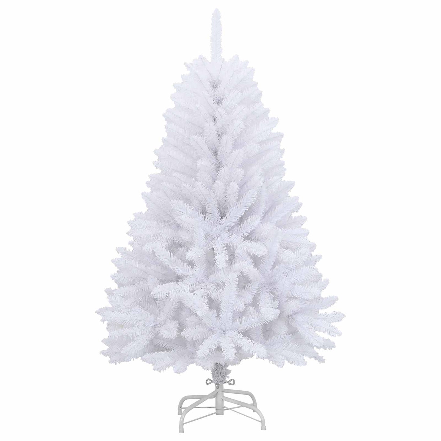 Mű karácsonyfa 150 LED-del Fehér 150 cm PVC és fém