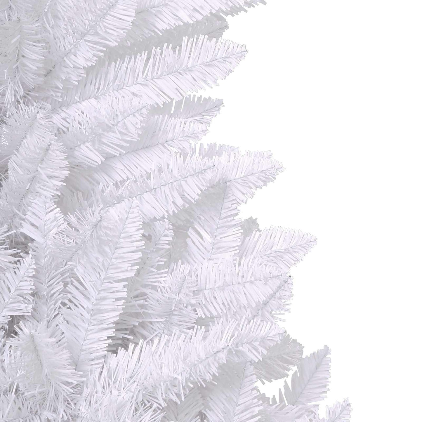 Mű karácsonyfa 300 LED-del Fehér 270 cm PVC és fém