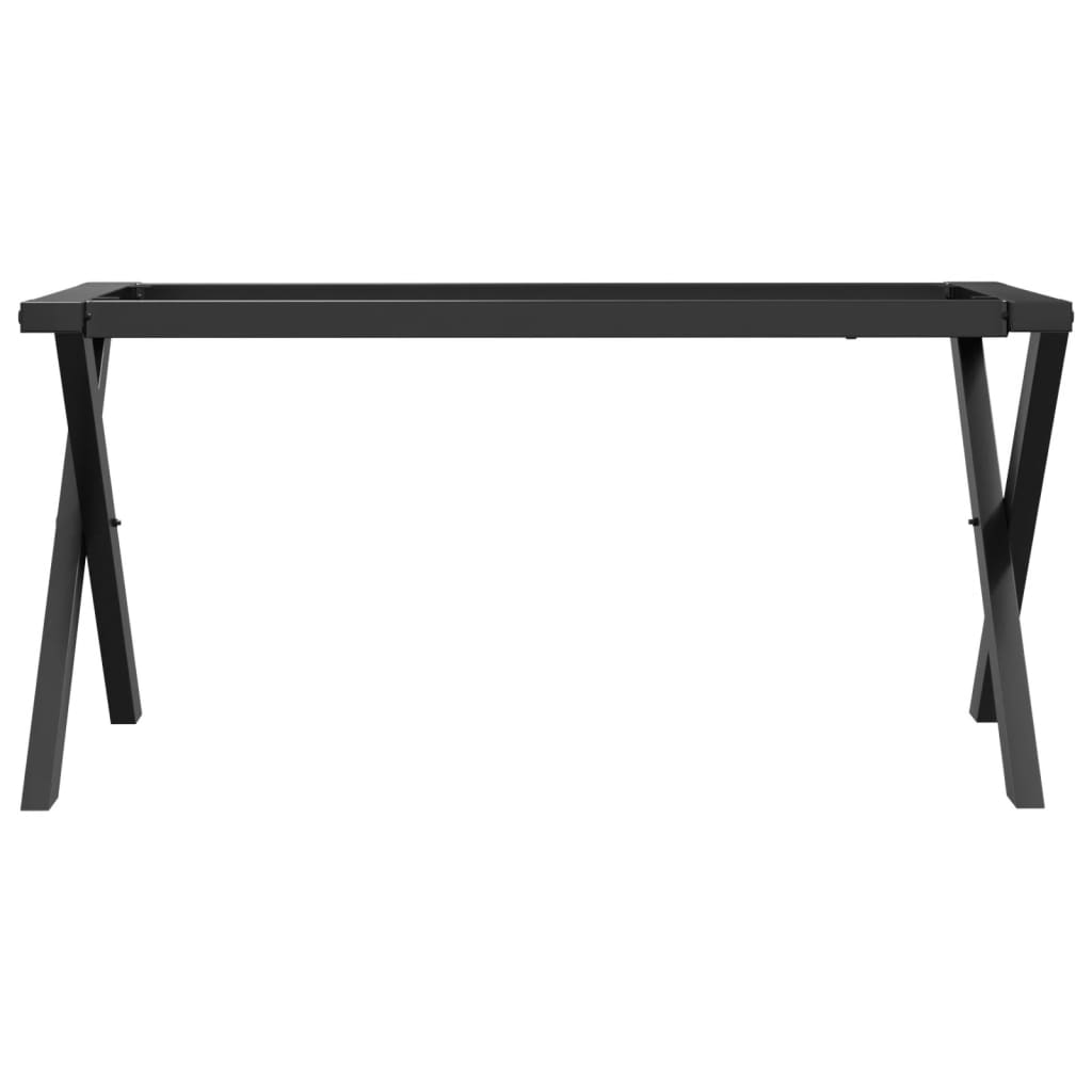 acél dohányzóasztallábak X-alakú vázzal 90 x 30 x 43 cm