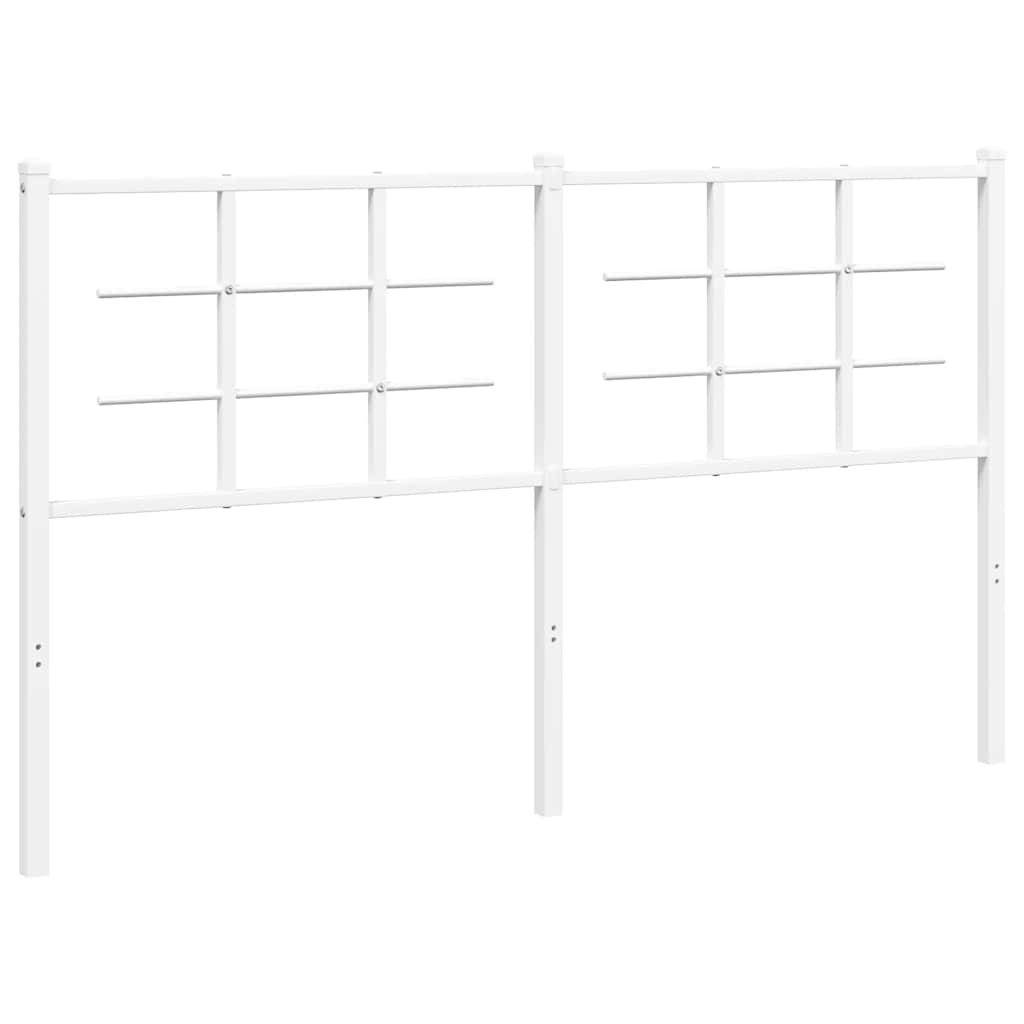 fehér fém csere fejtámla 150 cm