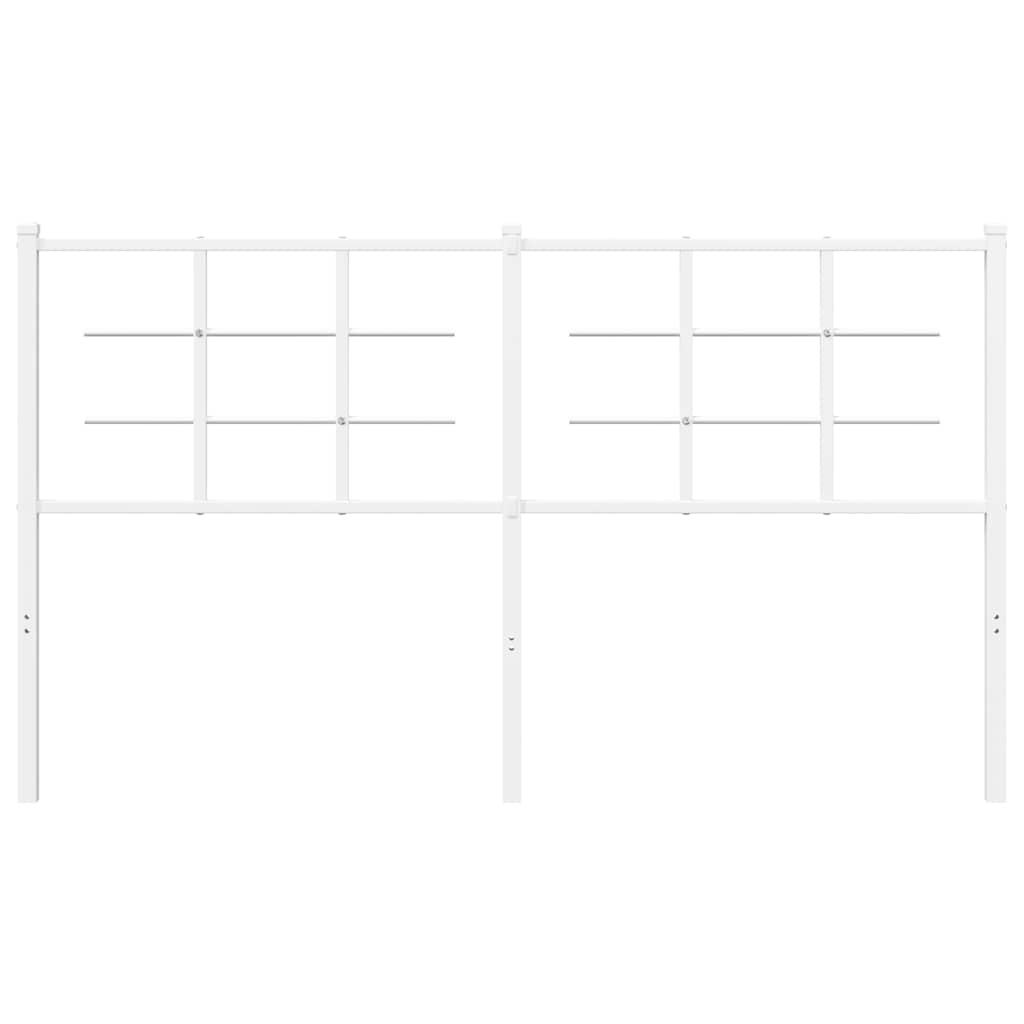 fehér fém csere fejtámla 150 cm